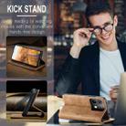 For Xiaomi Redmi Note 13 5G CaseMe 013 Multifunctional Horizontal Flip Leather Phone Case(Brown) - 3