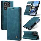 For Xiaomi Redmi Note 13 Pro 4G CaseMe 013 Multifunctional Horizontal Flip Leather Phone Case(Blue) - 1