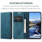 For Xiaomi Redmi Note 13 Pro 4G CaseMe 013 Multifunctional Horizontal Flip Leather Phone Case(Blue) - 2
