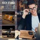 For Xiaomi Redmi Note 13 Pro 4G CaseMe 013 Multifunctional Horizontal Flip Leather Phone Case(Brown) - 3