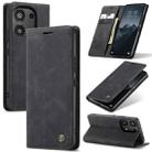 For Xiaomi Redmi Note 13 Pro 4G CaseMe 013 Multifunctional Horizontal Flip Leather Phone Case(Black) - 1