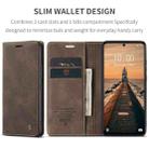 For Xiaomi Redmi Note 13 Pro 5G CaseMe 013 Multifunctional Horizontal Flip Leather Phone Case(Coffee) - 2