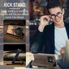 For Xiaomi Redmi Note 13 Pro 5G CaseMe 013 Multifunctional Horizontal Flip Leather Phone Case(Coffee) - 3