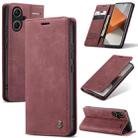 For Xiaomi Redmi Note 13 Pro+ CaseMe 013 Multifunctional Horizontal Flip Leather Phone Case(Wine Red) - 1