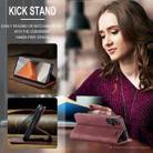For Xiaomi Redmi Note 13 Pro+ CaseMe 013 Multifunctional Horizontal Flip Leather Phone Case(Wine Red) - 3