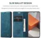 For Xiaomi Redmi Note 13 Pro+ CaseMe 013 Multifunctional Horizontal Flip Leather Phone Case(Blue) - 2