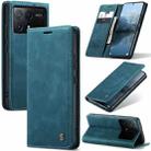 For Xiaomi Redmi K70E 5G CaseMe 013 Multifunctional Horizontal Flip Leather Phone Case(Blue) - 1