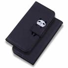 For Huawei Enjoy 8 Cartoon Buckle Horizontal Flip Leather Phone Case(Black) - 1