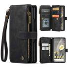 For Google Pixel Fold CaseMe C30 Multifunctional Leather Phone Case(Black) - 1