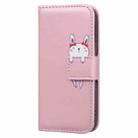 For Samsung Galaxy S21 Ultra 5G Cartoon Buckle Horizontal Flip Leather Phone Case(Pink) - 2