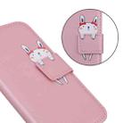 For Samsung Galaxy S21 Ultra 5G Cartoon Buckle Horizontal Flip Leather Phone Case(Pink) - 6