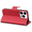For iPhone 11 Pro Max Cartoon Buckle Horizontal Flip Leather Phone Case(Red) - 5