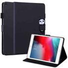 For iPad mini 5 / 4 / 3 / 2 / 1 Cartoon Buckle Leather Smart Tablet Case(Black) - 1