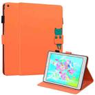 For iPad Air / Air 2 / 9.7 2017 / 2018 Cartoon Buckle Leather Smart Tablet Case(Orange) - 1