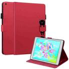 For iPad Air / Air 2 / 9.7 2017 / 2018 Cartoon Buckle Leather Smart Tablet Case(Red) - 1