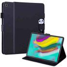 For Samsung Galaxy Tab S5e 10.5 T720 Cartoon Buckle Leather Tablet Case(Black) - 1