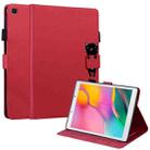 For Samsung Galaxy Tab A 8.0 2019 T290 Cartoon Buckle Leather Tablet Case(Red) - 1
