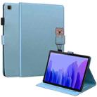 For Samsung Galaxy Tab A7 10.4 T500 Cartoon Buckle Leather Tablet Case(Blue) - 1