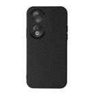 For Honor 90 Carbon Fiber Texture Shockproof Phone Case(Black) - 1