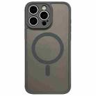 For iPhone 14 Pro MagSafe Magnetic TPU Hybrid PC Phone Case(Titanium Gray) - 1