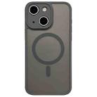 For iPhone 13 MagSafe Magnetic TPU Hybrid PC Phone Case(Titanium Gray) - 1