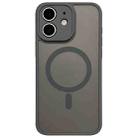 For iPhone 12 MagSafe Magnetic TPU Hybrid PC Phone Case(Titanium Gray) - 1