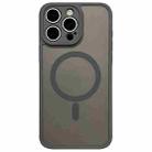 For iPhone 16 Pro Max MagSafe Magnetic TPU Hybrid PC Phone Case(Titanium Gray) - 1