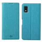 For Sharp Aquos Wish 3 ViLi DMX Series Shockproof TPU + PU Leather Magnetic Attraction Horizontal Flip Case(Blue) - 1