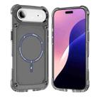 For iPhone 17 Air Skin Feel TPU + PC MagSafe Magnetic Phone Case(Transparent Black) - 1