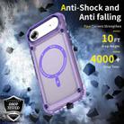 For iPhone 17 Air Skin Feel TPU + PC MagSafe Magnetic Phone Case(Transparent Purple) - 2