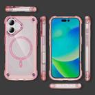 For iPhone 17 Skin Feel TPU + PC MagSafe Magnetic Phone Case(Transparent Pink) - 2