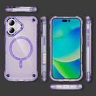 For iPhone 17 Skin Feel TPU + PC MagSafe Magnetic Phone Case(Transparent Purple) - 2