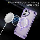 For iPhone 17 Skin Feel TPU + PC MagSafe Magnetic Phone Case(Transparent Purple) - 3