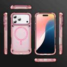 For iPhone 17 Pro Max Skin Feel TPU + PC MagSafe Magnetic Phone Case(Transparent Pink) - 2