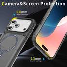 For iPhone 17 Pro Max Skin Feel TPU + PC MagSafe Magnetic Phone Case(Transparent Black) - 3