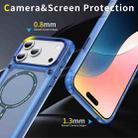 For iPhone 17 Pro Max Skin Feel TPU + PC MagSafe Magnetic Phone Case(Transparent Blue) - 3
