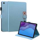 For Lenovo Tab M10 HD Gen 2 Cartoon Buckle Leather Tablet Case(Blue) - 1