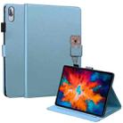For Lenovo Tab P11 Pro Cartoon Buckle Leather Tablet Case(Blue) - 1