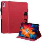 For Lenovo Tab P11 Pro Cartoon Buckle Leather Tablet Case(Red) - 1