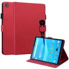 For Lenovo Tab M8 2nd Gen TB-8505F Cartoon Buckle Leather Tablet Case(Red) - 1