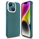 For iPhone 14 Hollow Heat Dissipation TPU Phone Case(Green) - 1