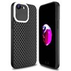 For iPhone SE 2022 / 2020 / 8 / 7 Hollow Heat Dissipation TPU Phone Case(Black) - 1