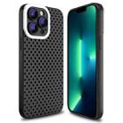 For iPhone 13 Pro Max Hollow Heat Dissipation TPU Phone Case(Black) - 1