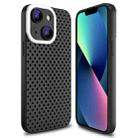 For iPhone 13 Hollow Heat Dissipation TPU Phone Case(Black) - 1