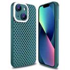 For iPhone 13 Hollow Heat Dissipation TPU Phone Case(Green) - 1