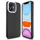 For iPhone 11 Hollow Heat Dissipation TPU Phone Case(Black) - 1