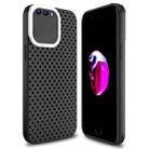 For iPhone 8 Plus / 7 Plus Hollow Heat Dissipation TPU Phone Case(Black) - 1