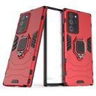 For Samsung Galaxy Note20 Ultra PC + TPU Anti-fall Protective Case with Ring Holder(Red) - 1