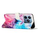 For Realme C63 / C61 / Note 60 Painted Marble Pattern Leather Phone Case(Pink Purple) - 3