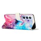 For Realme C65 4G Global Painted Marble Pattern Leather Phone Case(Pink Purple) - 3